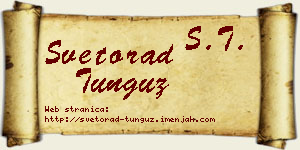 Svetorad Tunguz vizit kartica